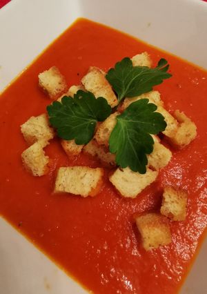 O poză a rețetei Supă de roșii 🍅🍅.