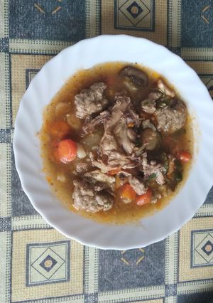 2034. Gomba raguleves galuskával! recept fotója