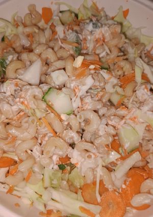 Macaroni salad ainihin hoton girkin