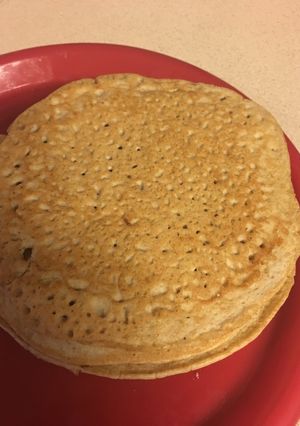 A picture of Almond flour cinnamon pancakes.