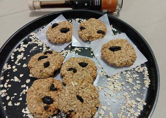 Easiest Way to Make Speedy Banana oats cookies