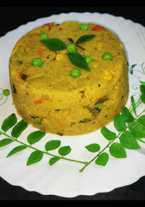 A picture of Rava upma.