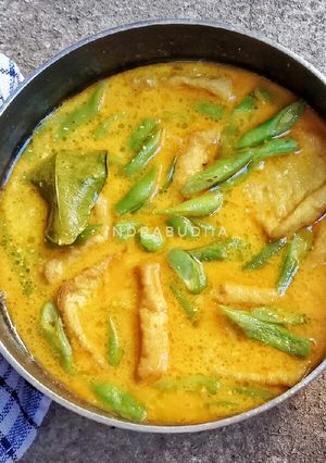 Foto resep Tahu buncis kuah santan