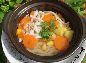 Hình của món Bánh canh cua biển _ ăn dặm cùng mẹ 🍓.