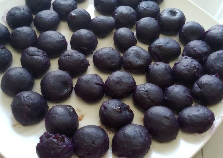 Cara Memasak Bola Klepon Ubi Ungu And 34 Gembul And 34 Yang Lezat