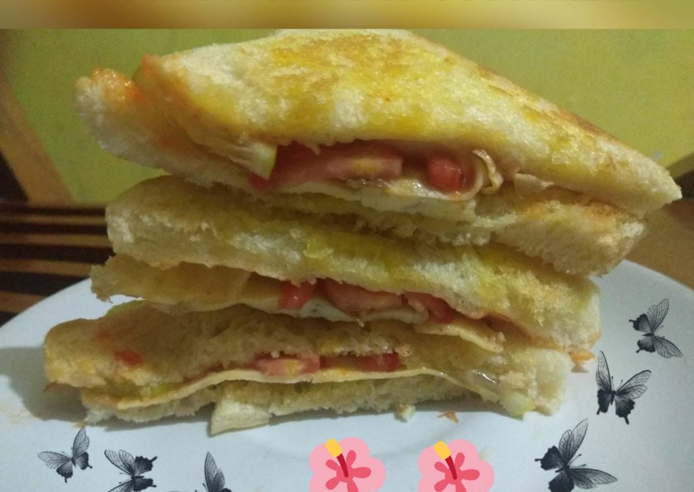 Sandwich Telur Timun Sederhana