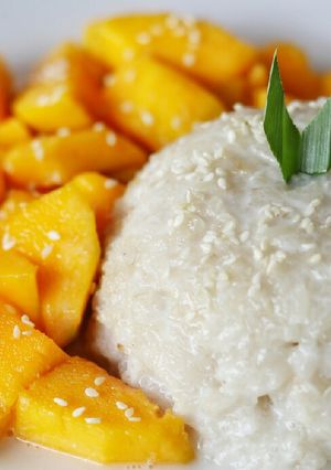 Foto resep Mango Sticky Rice atau Ketan Mangga (Khao Niao Mamuang)
