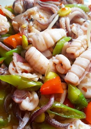 Foto resep Cumi lombok ijo 🐙🌶
