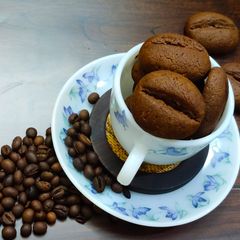 A picture of Coffee Bean Cookies !!.