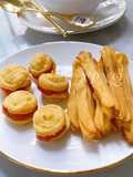 Macaron & stick khoai lang