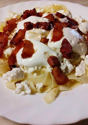 Túrós tészta recept fotója