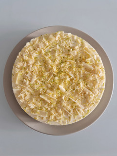 Una foto de Tarta de lima y limón y queso