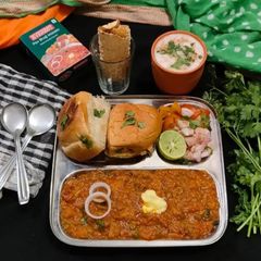 A picture of Pressure Cooker Pav bhaji in 25 minutes.
