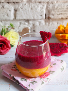 Foto resep Jus Mangga Buah Naga