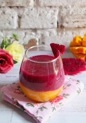 Foto resep Jus Mangga Buah Naga