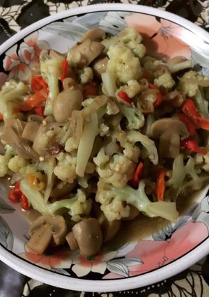Foto resep Tumis jamur pedes
