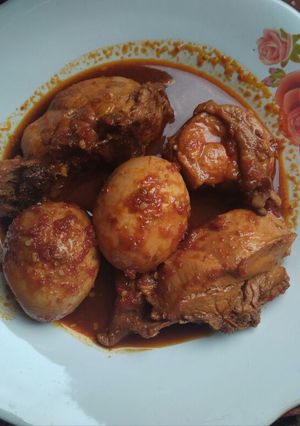 Foto resep Ayam Telor Masak Kecap