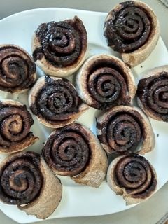 Gluténmentes, tej,- tojás,- cukor,- élesztőmentes kakaós csiga recept fotója