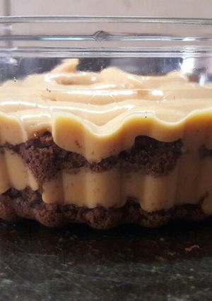 Una foto de Shot de chocotorta