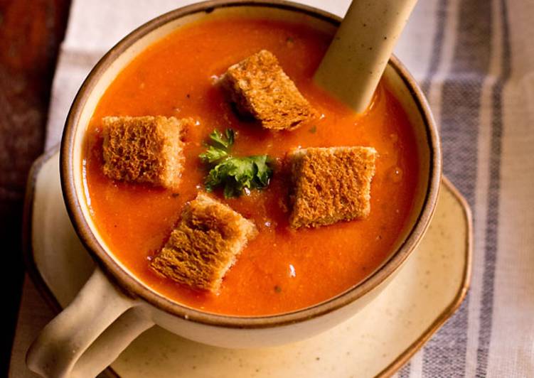 Easiest Way to Prepare Recipe of Tomato Soup