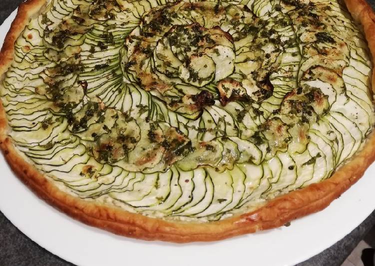 Comment Cuisiner Tarte à la courgette