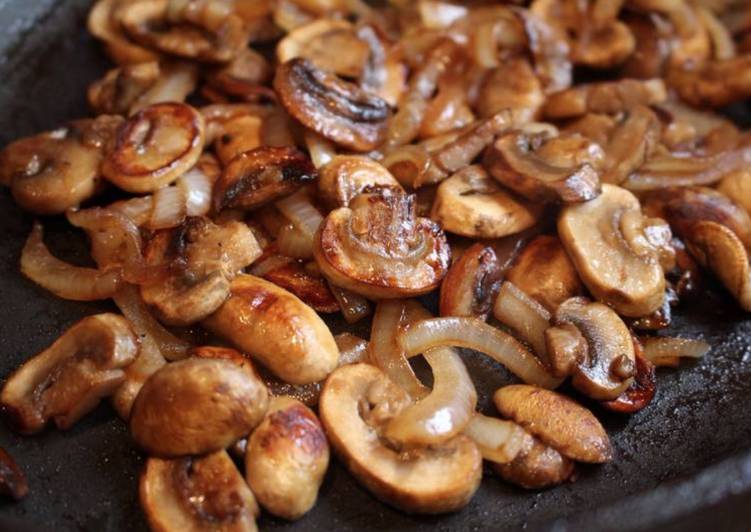 Recipe of Homemade Cooking Basics: How To Get A Beautiful Brown Crust On Mushrooms