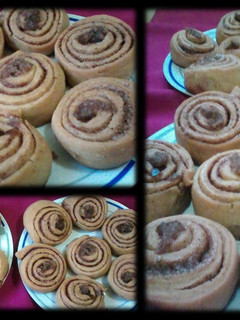 Una foto de Roles de canela sin huevo ni margarina