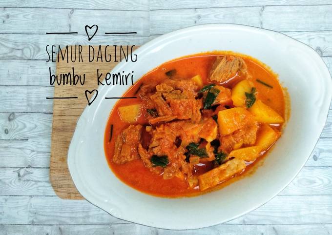 Semur Daging bumbu Kemiri