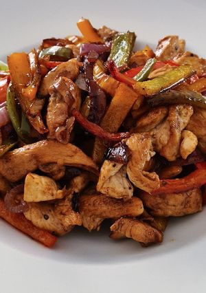 Una foto de Fajitas de pollo
