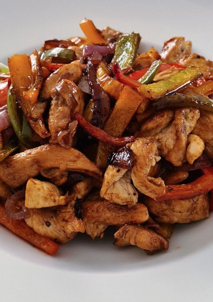 Una foto de Fajitas de pollo