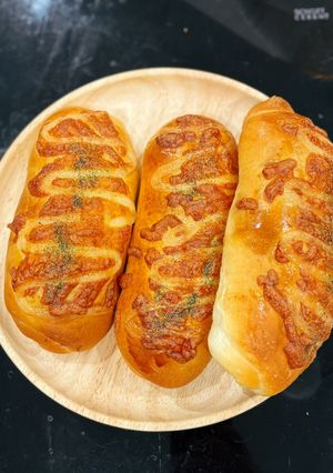 芋泥肉鬆起司麵包 的食譜成品照片