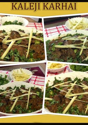 A picture of Chicken liver karahi.