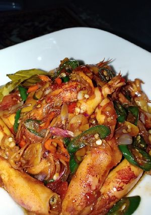 Foto resep Cumi Asin, Pedas Manis