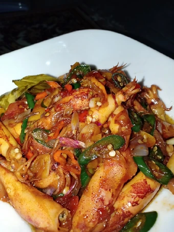 Cara Mudah Membuat Resep  Cumi Asin, Pedas Manis yang Enak Banget, Sempurna