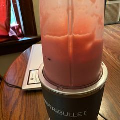A picture of Strawberry banana smoothie.