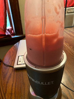 A picture of Strawberry banana smoothie.
