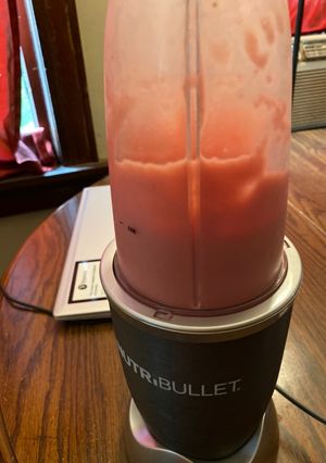 A picture of Strawberry banana smoothie.