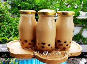 Hình của món Trà sữa trân châu hoàng kim.