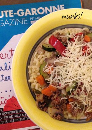 Foto resep Pasta Daging Sayuran