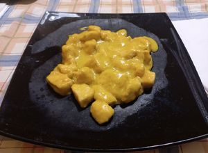 Foto di Petto di pollo al curry