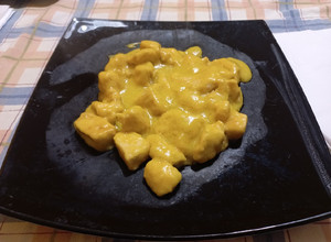 Foto di Petto di pollo al curry