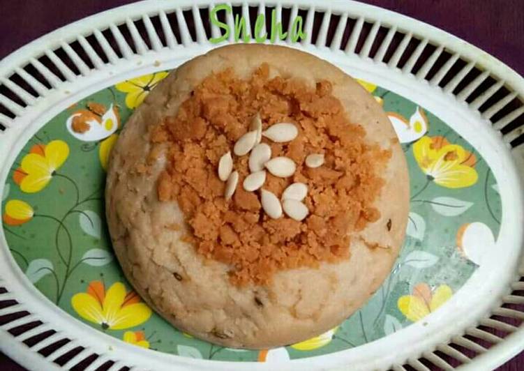 Rice Flour-Khoya Halwa