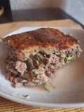 Budín de carne y zapallo italiano
