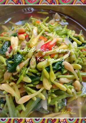 Foto resep Tumis Bunga Pepaya