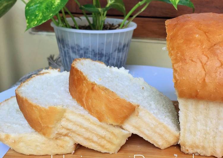 Resep Hainan Bread Low fat bread, low sugar, eggless, Bisa Manjain Lidah