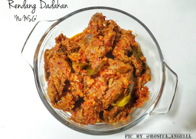 Rendang Daging Dadakan