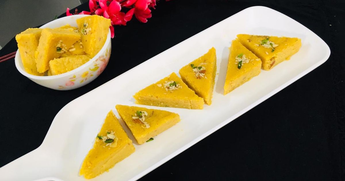 Chana Dal Barfi Recipe by Naheed Alam - Cookpad