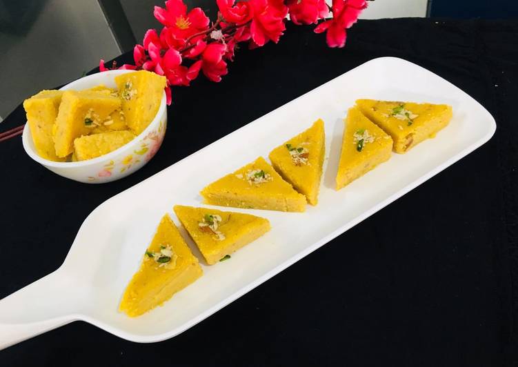 Steps to Prepare Favorite Chana Dal Barfi