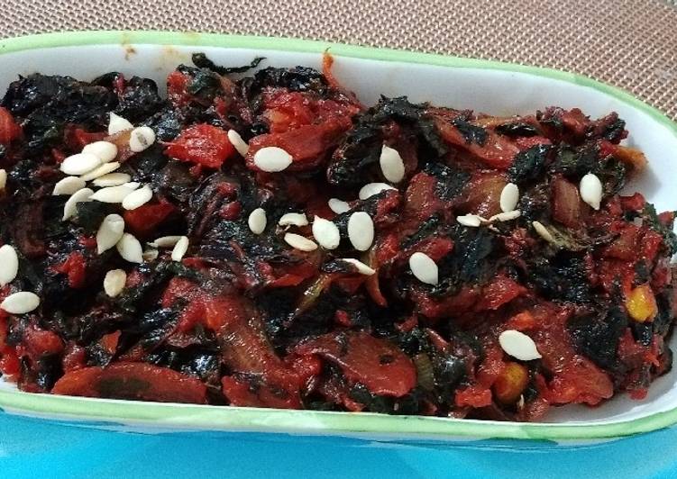 Simple Way to Make Awsome Red Coloured Leafy vegetables | This is Recipe So Easy You Must Test Now !!