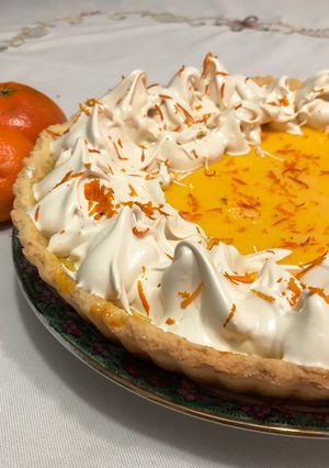 Una foto de Pie de mandarina